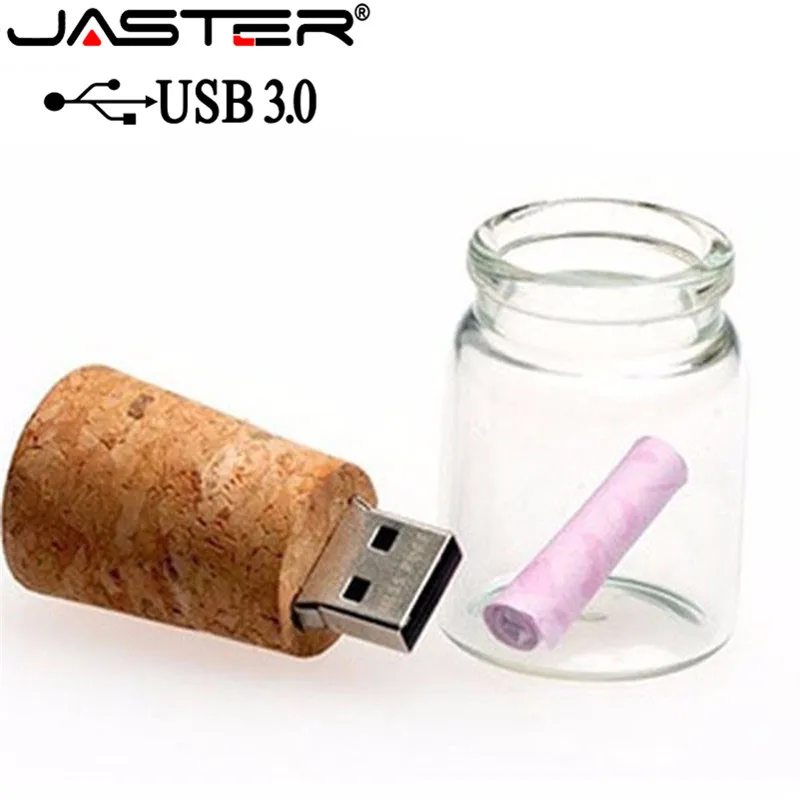Флеш накопитель JASTER USB 3 0 в виде плавающей бутылки 4 ГБ 16 32 64 ГБ|flash drive memory stick|bottle