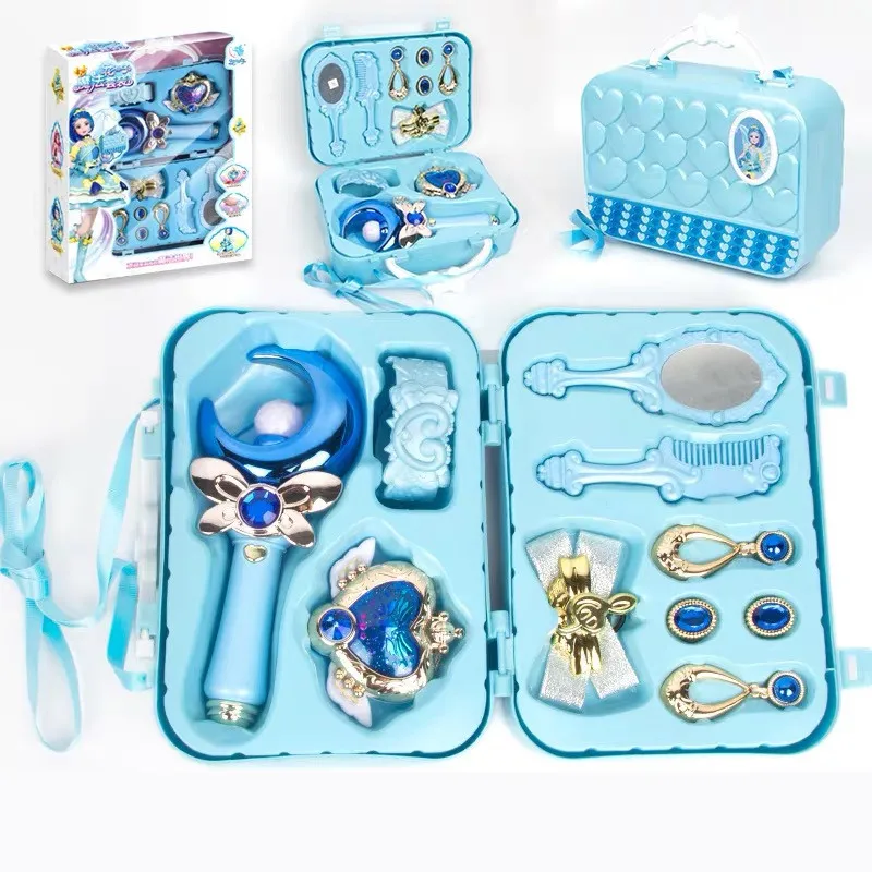 

Flower Fairy Magic Fairy Chest Shining Necklace Ornament Magic Wand Handbag Set CHILDREN'S Toy GIRL'S Gift