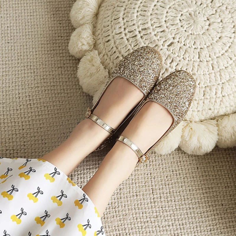 Kolnoo Handmade Real Photos Ladies Block Heel Pumps Mary Janes Nubuck Leather Round-toe Dress Shoes Evening Club Fashion Shoes