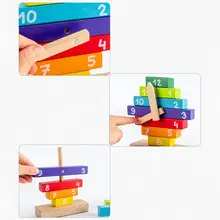 Jouet éducatif Montessori pour l'apprentissage préscolaire des nombres, horloge d'apprentissage, jouets pour écoliers et bébés
