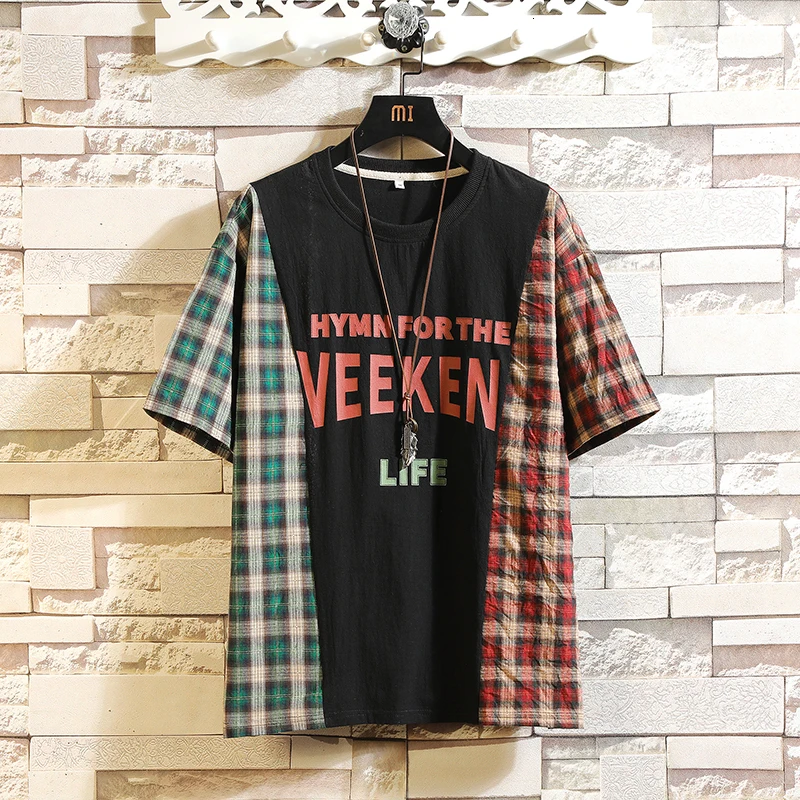 Летняя мужская футболка, уличная одежда Харадзюку, одна штука, друзья, хип-хоп, рок-панк, свободная футболка с круглым вырезом, футболки