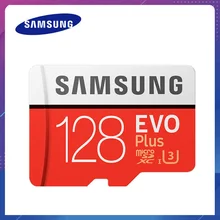 SAMSUNG 32GB Micro SD EVO Plus 64GB карта памяти класс 10 128GB microSDXC U3 UHS-I 256GB TF карта 4K HD для смартфона планшета и т. д