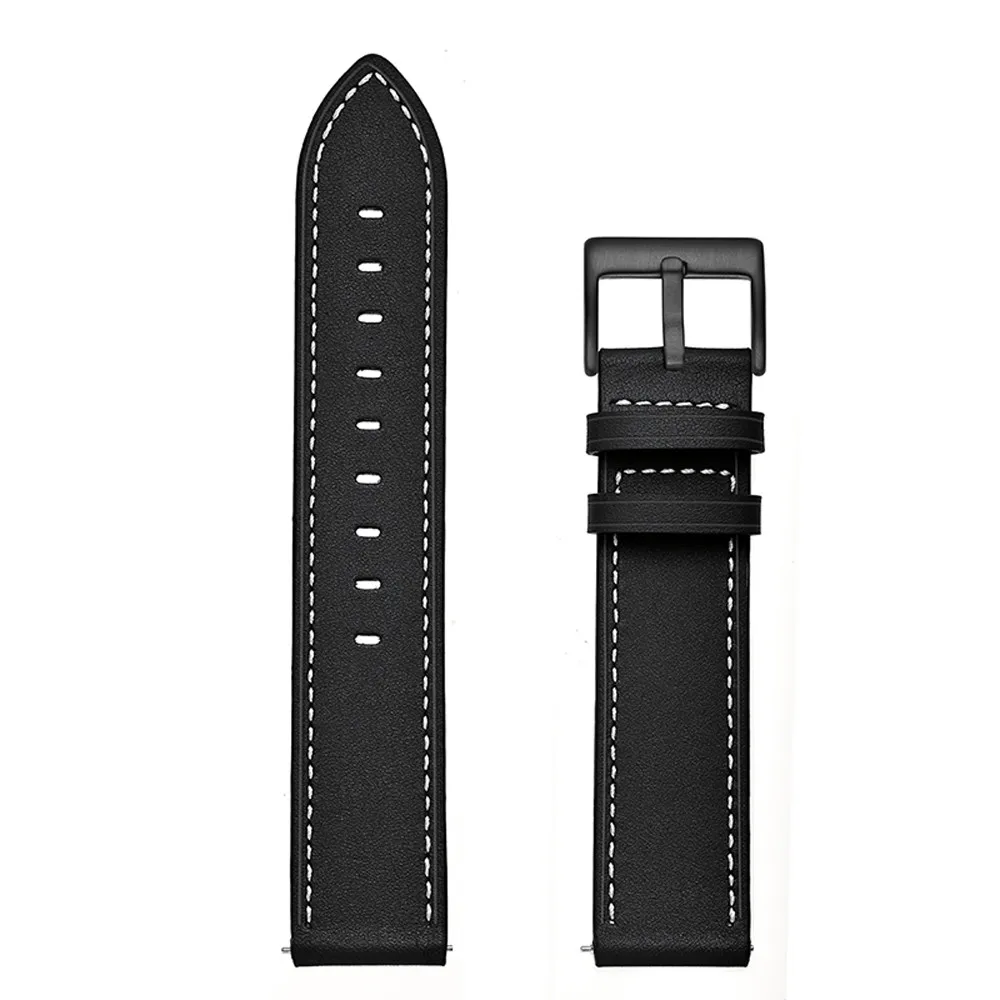 Кожаный ремешок для смарт-браслета Amazfit GTS ремешок из натуральной кожи для Huami Amazfit Bip GTR 47 мм GTS темп Stratos браслет 20/22 мм