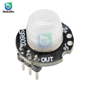 SR602 DC 3.3V-15V Smart Motion Sensor Detector Module SR602 Pyroelectric Infrared PIR Sensor Switch Board hall magnetic sensor switch module for smart car