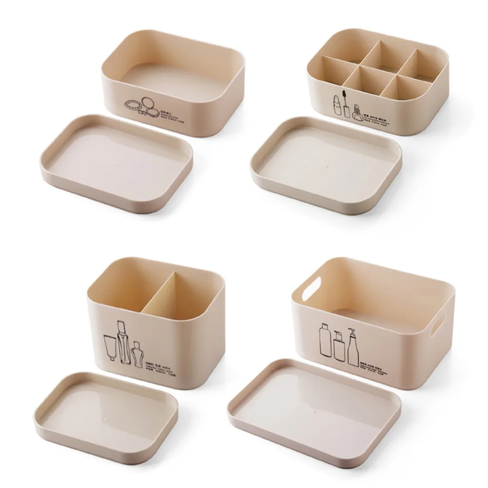 

Home Desktop Makeup Organizer Storage Box Holder Desktop Storage Box Sundries Container Lipstick Cosmetic Jewelry Box