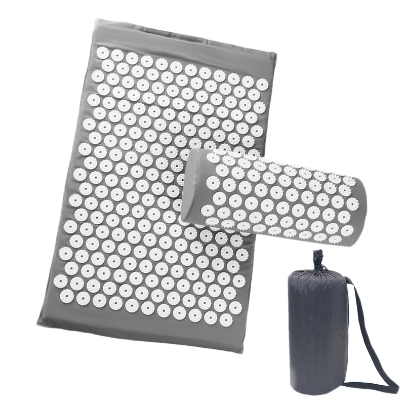 

Acupuncture Mat Acupressure Massage Mat Set Back Body Foot Massage Pad Relieve Stress Pain Yoga Spike Mat with Pillow
