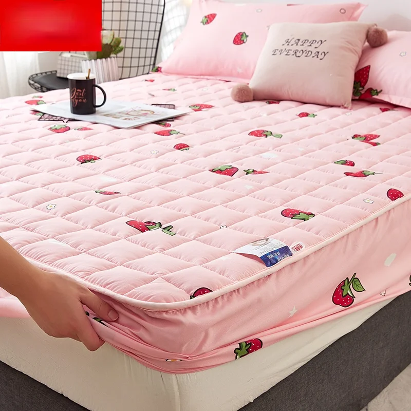 

Thicken Bedspread Simmons Dust Cover Bed Skirt Home Textile Bedding 3pcs/set(1Bedspread + 2pcs Pillowcase) Bed Sheet F0660