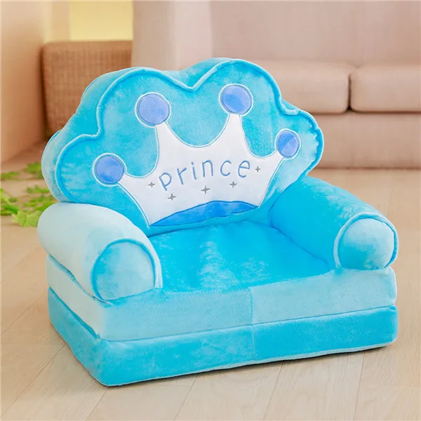 blue prince Ленивый Kawaii диван детский диван татами мультфильм складной диван плюшевая игрушка креативная спинка детский подарок на день рождения хорошее качество - Цвет: blue prince