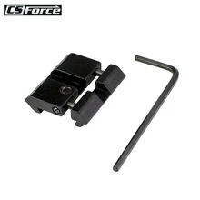 Военный ласточкин хвост для Вивера Пикатинни 11 мм до 22 мм алюминиевый адаптер. 22 кал винтовка пистолет аксессуар крепление база оснастки в рельсе адаптер