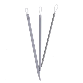 

3pcs Big Eye Nylon Wire Knitting Needles Yarn Sewing Needles Apparel Sewing & Fabric Art Craft Wool Thick Knitter