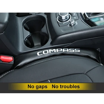

Car Seat Gap Pad Fillers Spacer Slot Plug for JEEP Compass Auto Cover Cushion Styling Car Seat Cover Padding 2PCS/Lot