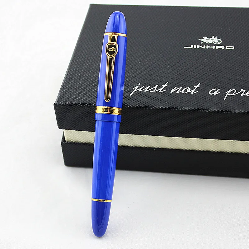 Авторучка 18KGP 0 5 мм Средний Широкий JINHAO 159 NIB белый черный оранжевый синий желтый 19