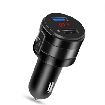 

Bluetooth FM Transmitter MP3 Player Handsfree Car Kit Support U disk AUX 3.1A Dual USB Charger Power Adapter For Car DVR Radio