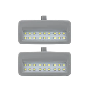 

2X Gray LED Vanity Mirror Lamp Lights For BMW F10 F11 F07 F01 F01N F02 F03 F03N Led Reading Lights Bulbs Auto Parts