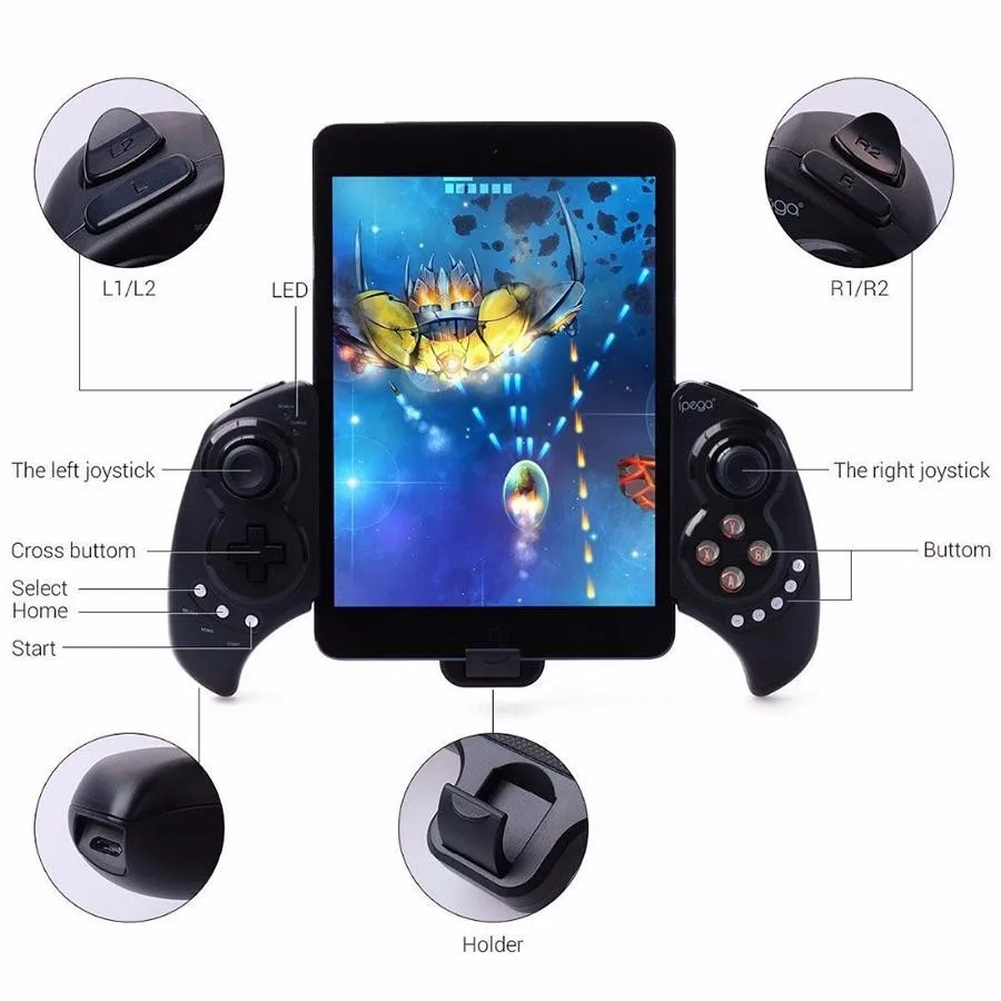  iPega Pg-9023S Pubg Controller Gamepad Bluetooth 4.0 Upgrade Version PG-9023 Joystick Support iOS A