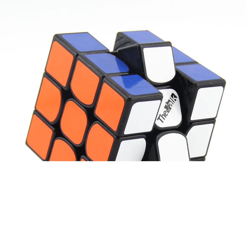 QiYi Valk 3 3x3x3 волшебный куб Valk3 3x3 Cubo Magico Профессиональный Neo скоростной куб головоломка антистрессовые игрушки для детей - Цвет: Black