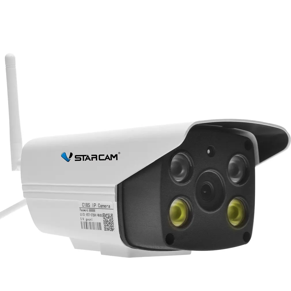 

C18S Powerful Light WIFI Connection Remote Control Security Camera
