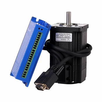 

2 phase hybrid cnc closed loop servo stepper motor driver kit LCDA257S encoder Nema24 stepper motor 60 with 3M cable