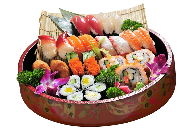 Ведро для суши sashimi лоток для суши японская Хризантема суши ведро блюдо японский стиль искусство кухонная утварь тарелка посуда