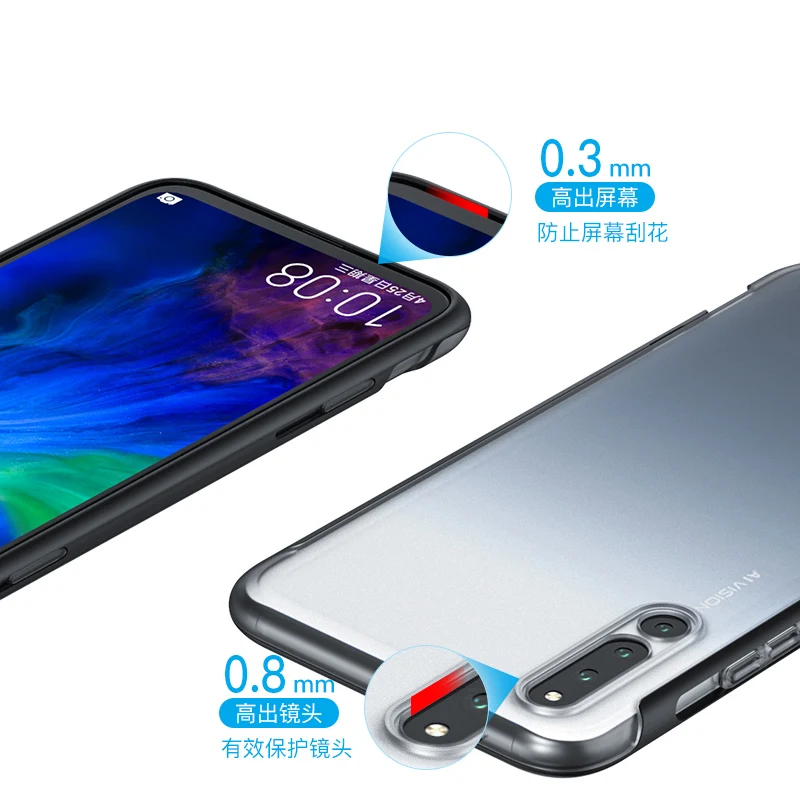 Для Huawei Honor Magic 2 Чехол скользящий чехол Роскошный полный защитный корпус матовый прозрачный чехол для телефона для Honor Magic2 чехлы