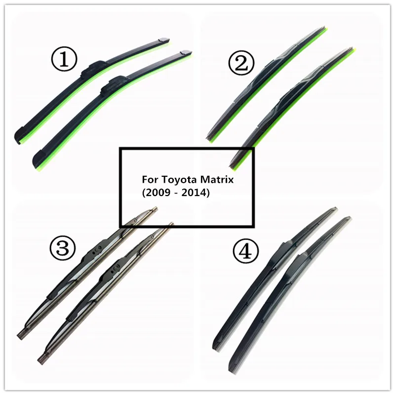LUYA Four kinds of Wiper Blade Car windshield wiper For Toyota Matrix