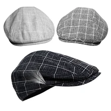 Стильные Мужские Шапки, береты, британский западный стиль, кепка плюща, Классический женский винтажный хлопковый берет BLM213