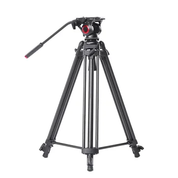 

CAME-TV Carbon Fiber Fiber Video Tripod With Fluid Bowl Head And Spreader Max Load 22 Lbs 606B