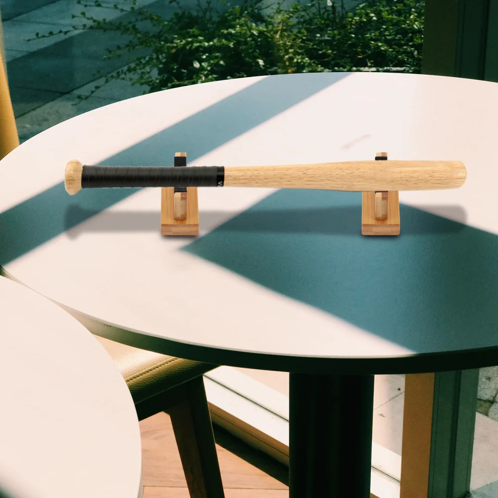 

1 Pair Baseball Bat Display Holder Practical Durable Exquisite Useful Portable Baseball Bat Hanger Baseball Bat Bracket Baseball