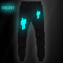 Billie Eilish Luminous Breathable Sports Pants Women Mens Straight Pants Jogger Jogging Long Pants High Quality Gym Trousers