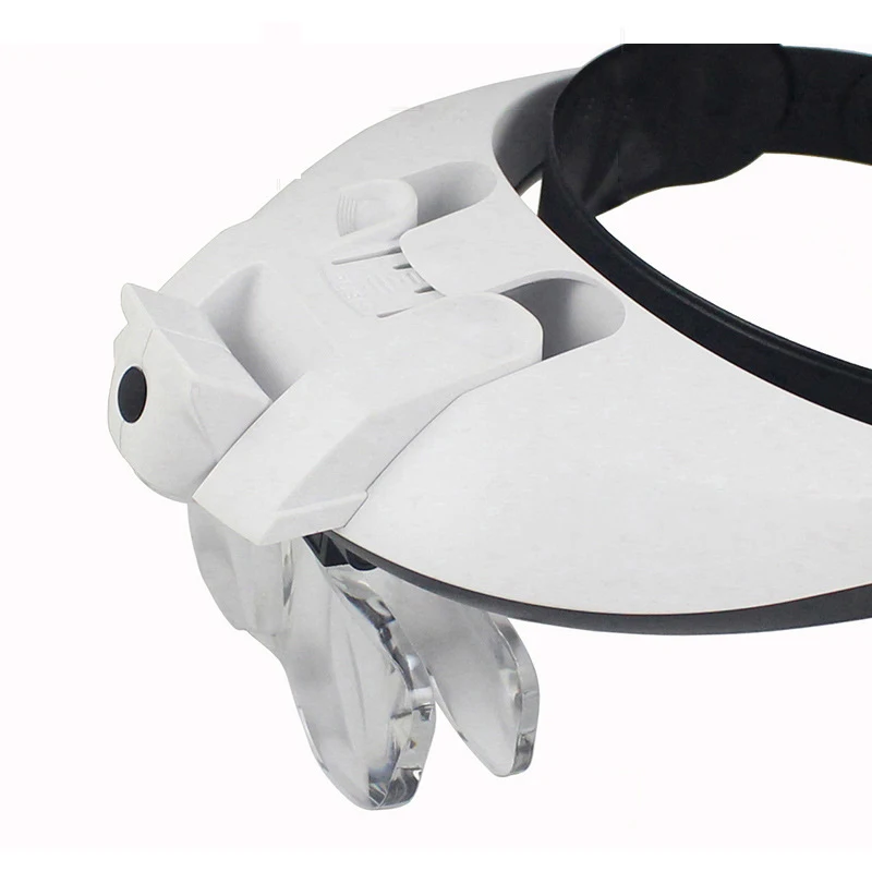 Крепление на голову держатель лупы для чтения очки 1.0X 1.5X 2.0X 2.5X 3.5X Регулируемая 5 линза лупа с двойной светодиодный фонарь