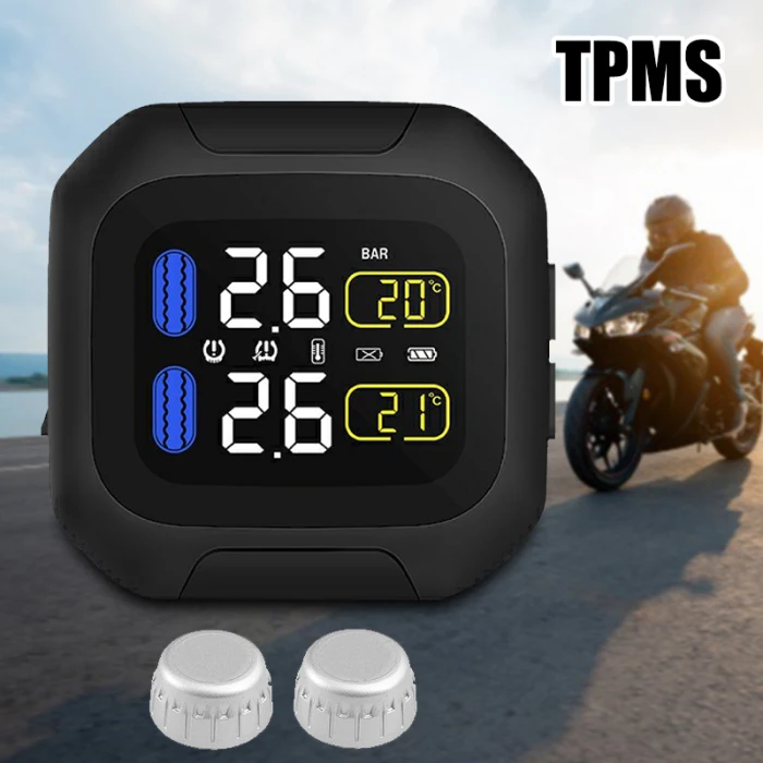 Система контроля давления в шинах мотоцикла TPMS с 2 датчиками для мотоцикла M3-WF F-Best