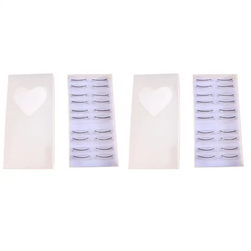 

20 Pairs 10mm False Eyelashes ILong Practice Reusable Eyelashes Natural Look For Women Makeup Beauty Extension Tools