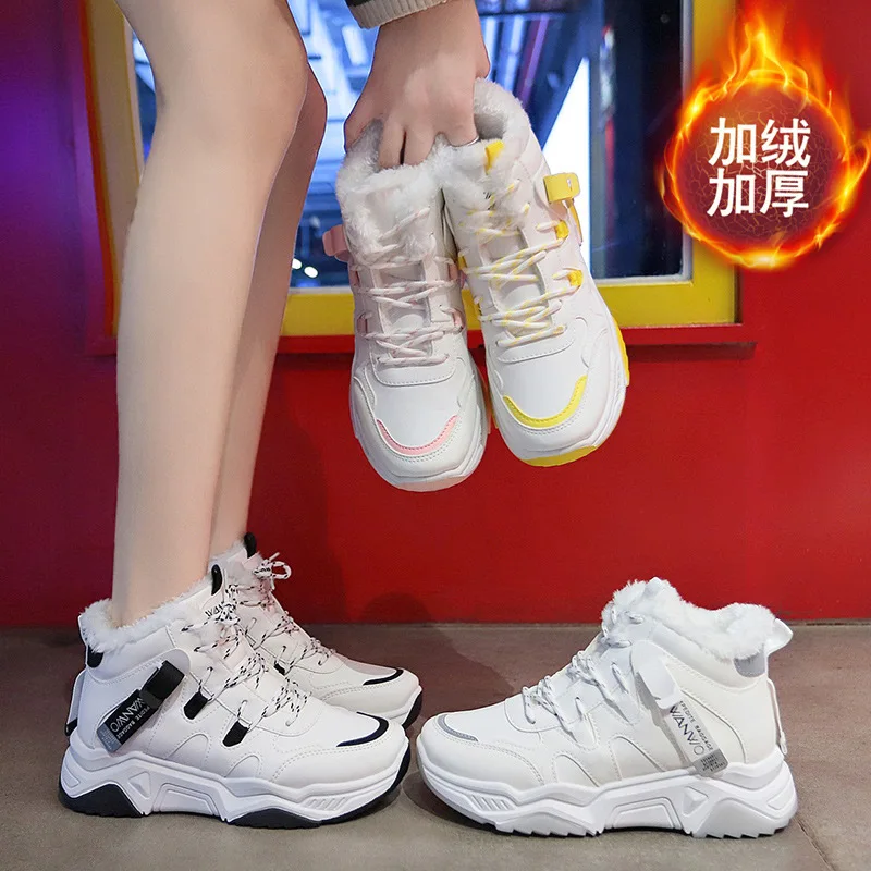 

Fashion Girls' Shoes 10 Athletic Shoes Autumn And Winter 12 GIRL'S 15-Year-Old Big Boy 13 And Cotton-padded Shoes 11 Soft-Sole C