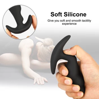 Powerful Vibrating Prostate Massager for Men with Wireless Remote Control Erotic Male Silicone Anal Butt Plug Sex Toys for Adult 6