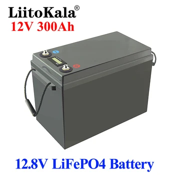 LiitoKala-baterÃa de litio LiFePO4 BMS, 12V, 300Ah, 3000 ciclos, para RV, Campers, carrito de Golf, fuera de la red, viento Solar 1