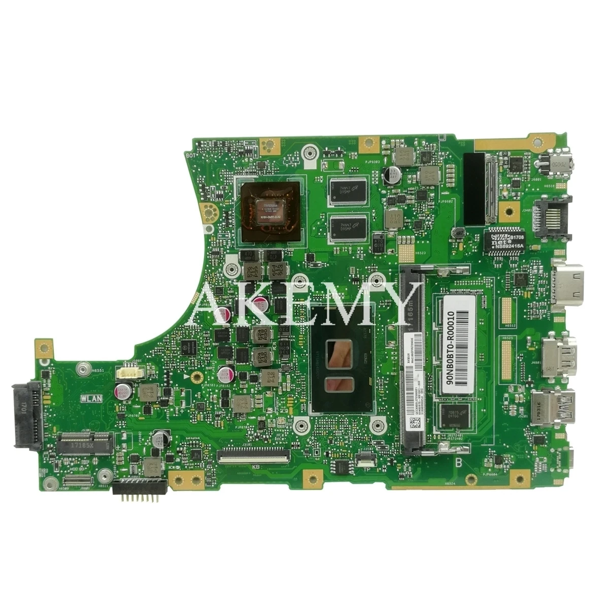 X456UQK Laptop motherboard For ASUS X456UVK X456UV X456UQ X456U original mainboard DDR4 4GB-RAM I7-