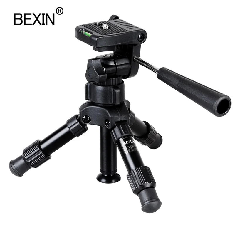 Professional Photography Travel portable compact lightweight Mini Tripod camera Stand with Pan Head for DSLR slr Camera phone