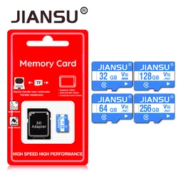 Carte mémoire haute vitesse, 16 go 32 go 64 go 128 go, classe 10, SDXC/SDHC, mini lecteur flash TF pour téléphones portables/appareils photo 