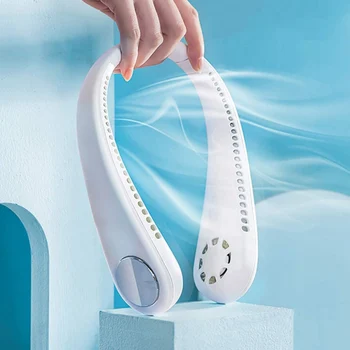 

Mini USB Portable Fan Rechargeable Battery Ultra Wearable Fan Handheld Air Cooler Conditioner For Room 360° Cooling Fan NEW 2020