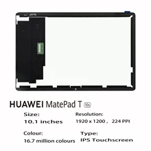 Lcd-Display AGS3-W09 for HUAWEI Matepad-T 10S T10s/Ags3-w09/Ags3-l09/Lcd-display 