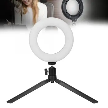 

Led Mirror 6 Inch Ring Light Dimmable LED Fill Light with Stand for Video Live Camera Makeup Make Up Mirror Light Lamp