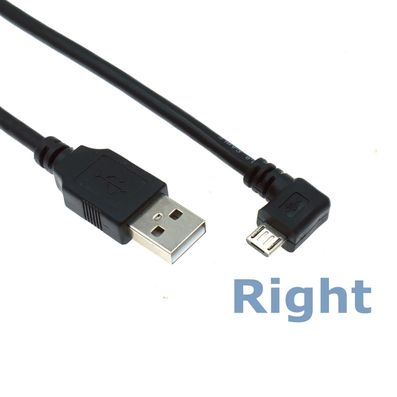 90-Degree Micro USB Male to USB Male Data Charging Cable for Mobile Phone, Tablet, and Driving Recorder - Available in 0.3m-5m Lengths Description Image.This Product Can Be Found With The Tag Names Computer Cables Connecting, Computer Peripherals, PC Hardware Cables Adapters, Up down left and right