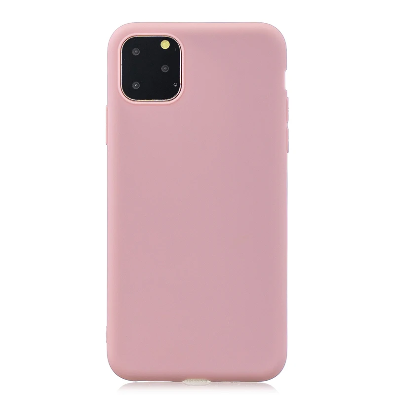 Luxury Soft Case For iPhone X Xs 11 Pro Max XR Shockproof TPU Silicone Candy Color Coque Capa 7 8 6 6s Plus case |