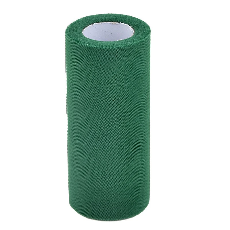 

DIY Decoration Table Chair Handles Tutu Skirt Tulle Sewing Shirt Drawer 6 Inches x 25 Yards - Dark green