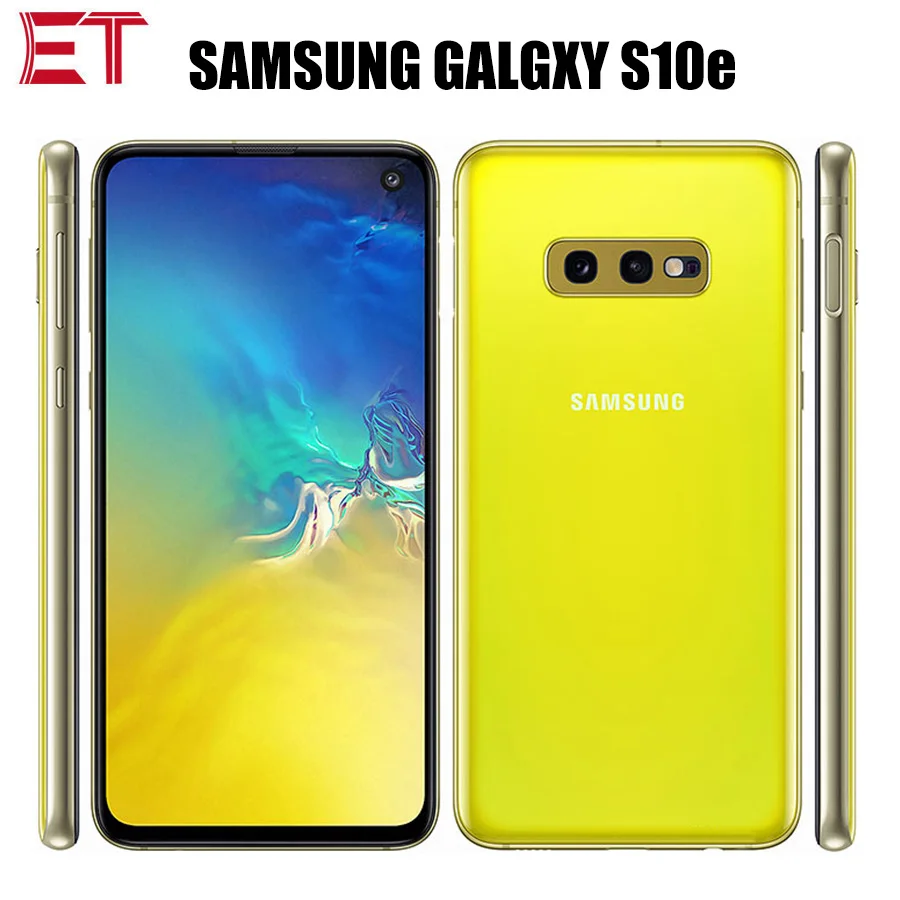 Samsung Galaxy S10e G970F-DS Global Version Mobile phone 5.8" 6GB RAM 128GB ROM Exynos 9820 Octa Core NFC Dual SIM Android Phone