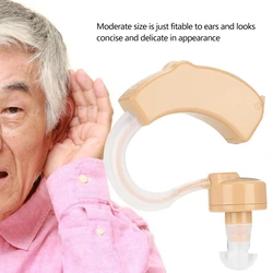 Portable Mini Hearing Aid Digital In Ear Sound Amplifier Earplug Volume Assistance Device People With Moderate Severe Hearing