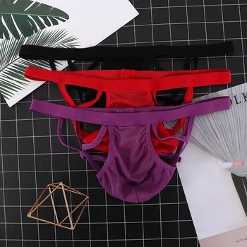 

Men's Underwear Fine Mesh Transparent T-shaped Lingerie Thongs Breathable Sexy G-Strings panties Briefs Sexy Male T Pants