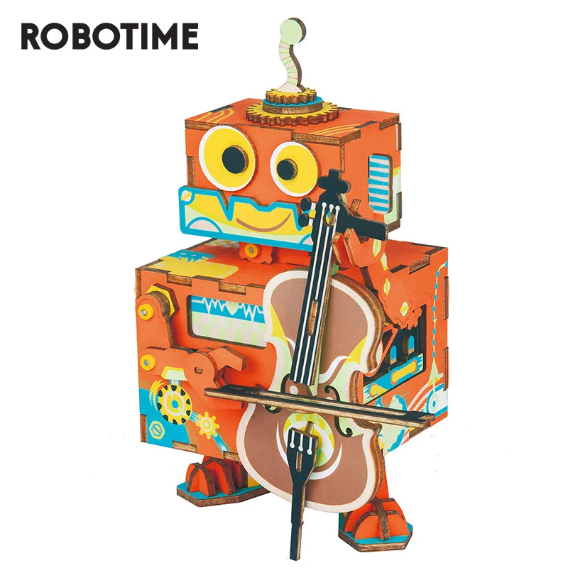 robotime 3d puzzle music box