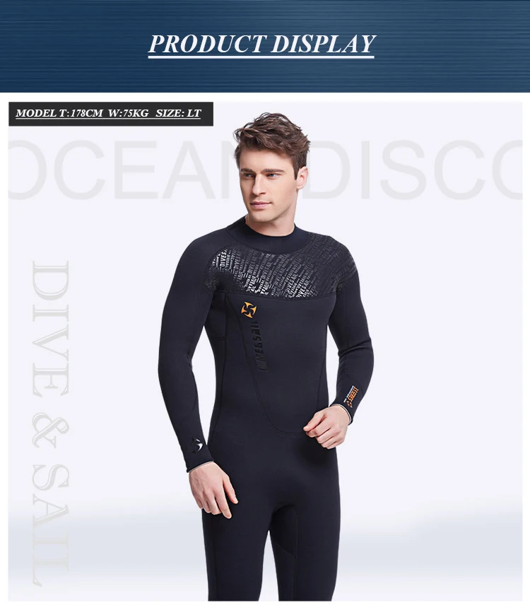 Dive& sail неопреновые гидрокостюмы 3 мм Dive Skins мужские и женские уличные зимнее оборудование водные виды спорта влажные спортивные костюмы купальный костюм
