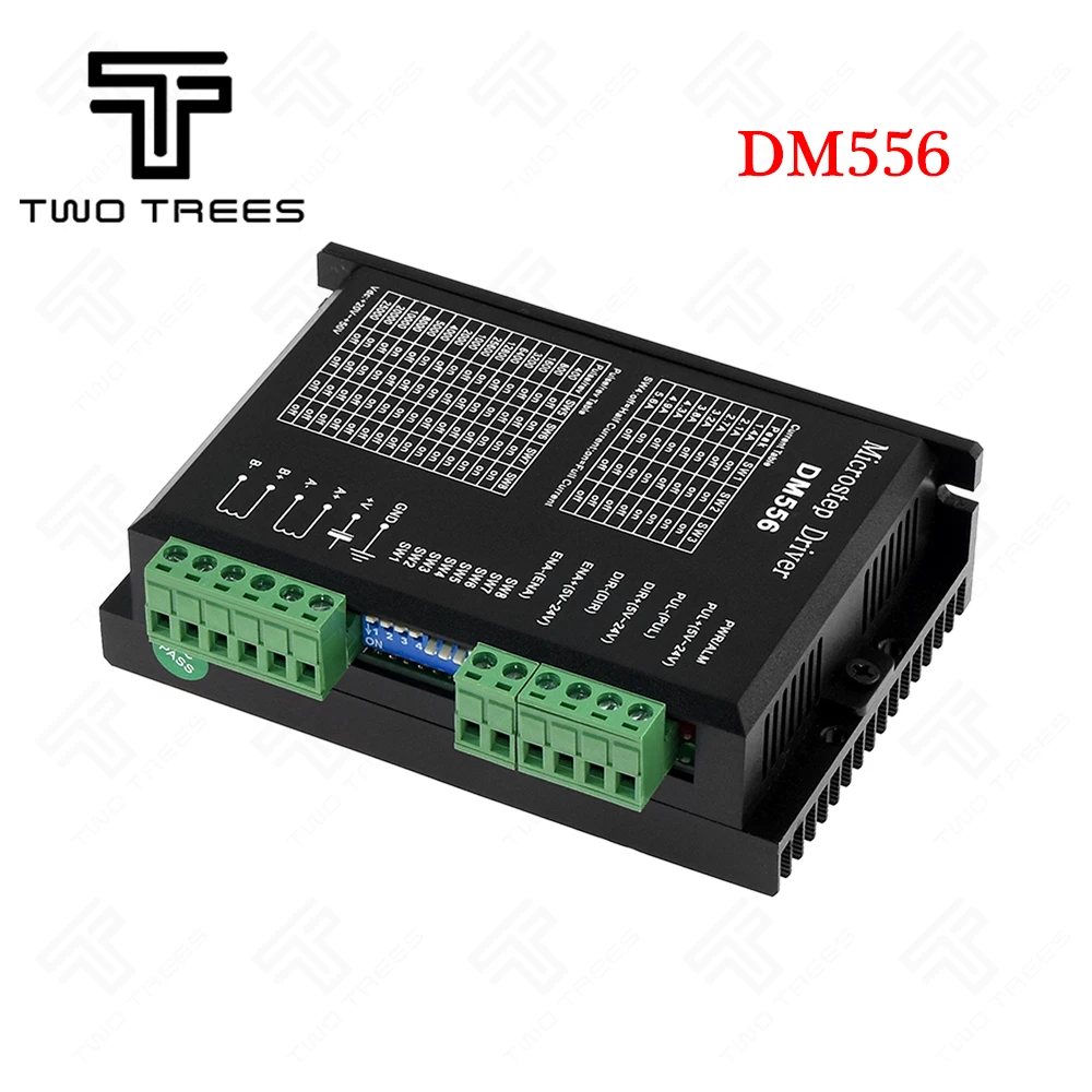 DM556 шаговый двигатель cintroller dm556 микрошаговый двигатель бесщеточный двигатель постоянного тока корпус для 42 57 шаговый двигатель Nema17 и 23